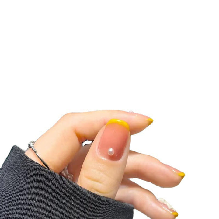 Art nails with elegant 3D flowers and glitter accents Stornfield