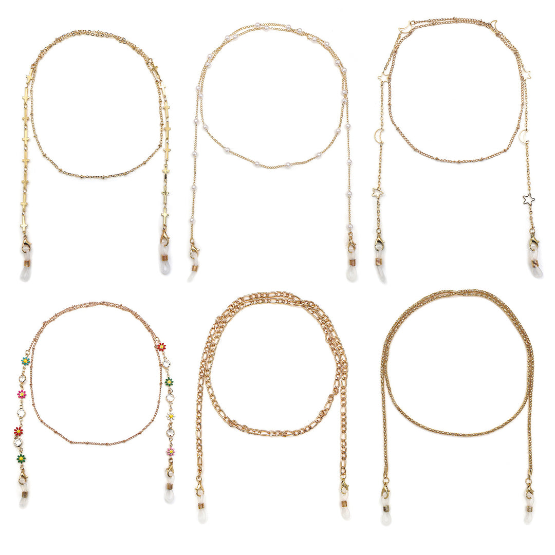 Elegant Cross-Embellished Eyewear Chain Stornfield