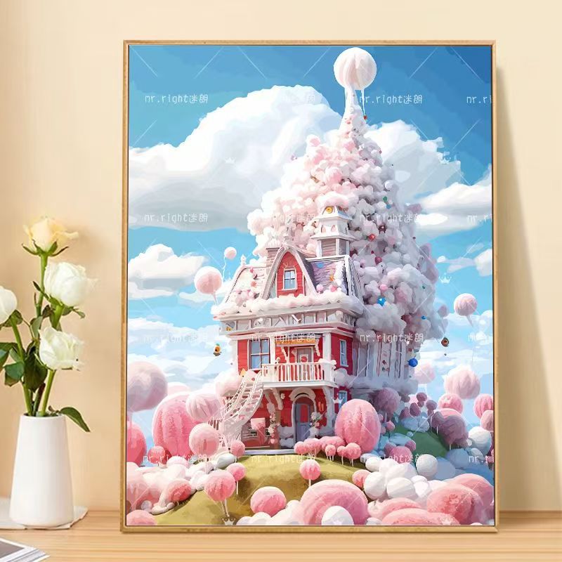 Whimsical Fantasy Landscape Art Canvas Stornfield