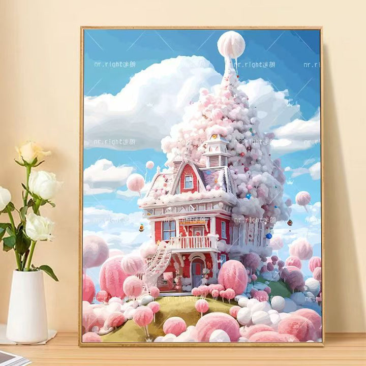Whimsical Fantasy Landscape Art Canvas Stornfield