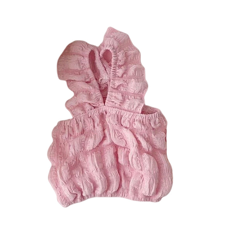 Plush Textured Twist Hair Towel Wrap