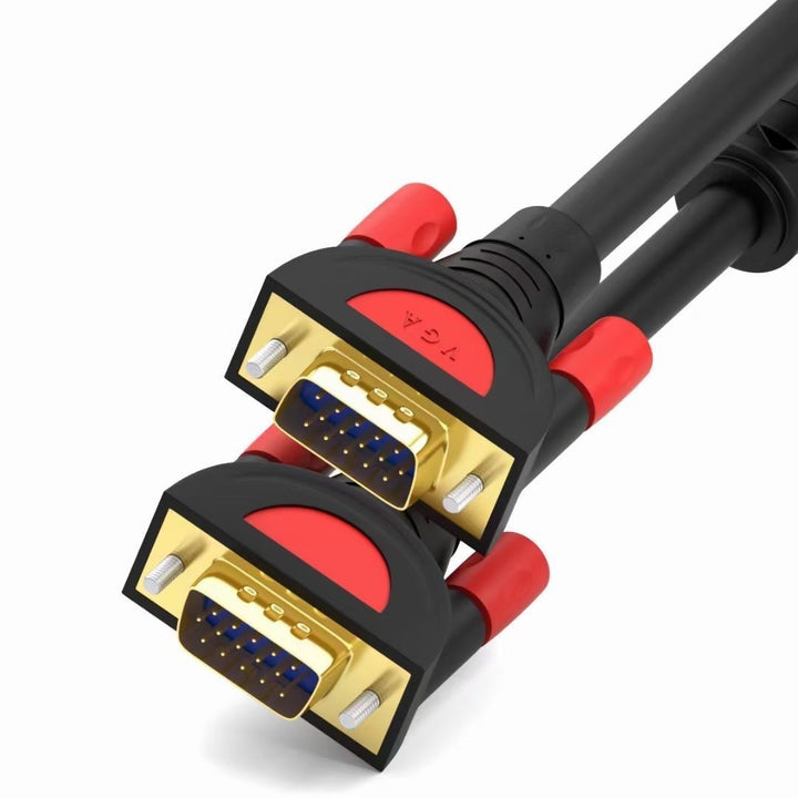High-performance VGA cable with gold-plated connectors for optimized signal transmission Stornfield