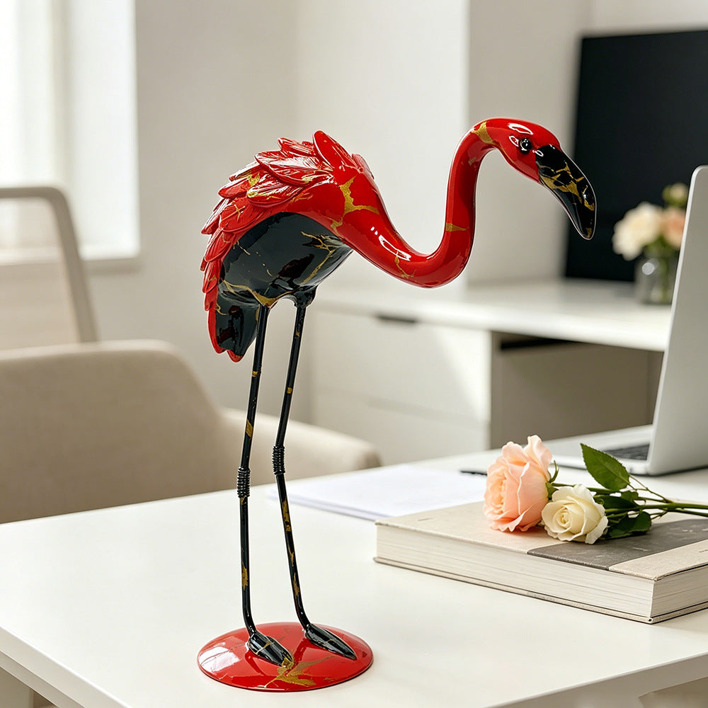 Decorative Flamingo Sculpture Stornfield