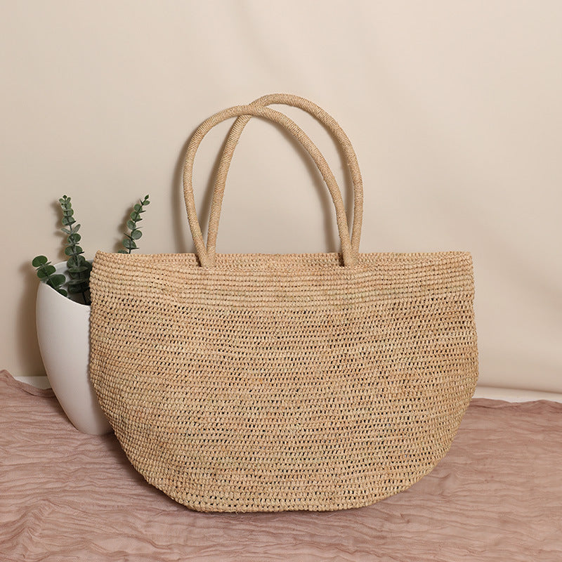 Handcrafted Beach Bag Made of Natural Material Stornfield