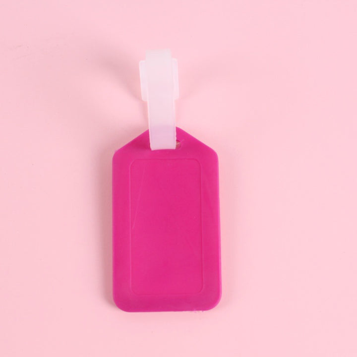 Unisex flexible silicone luggage tag Bowlift