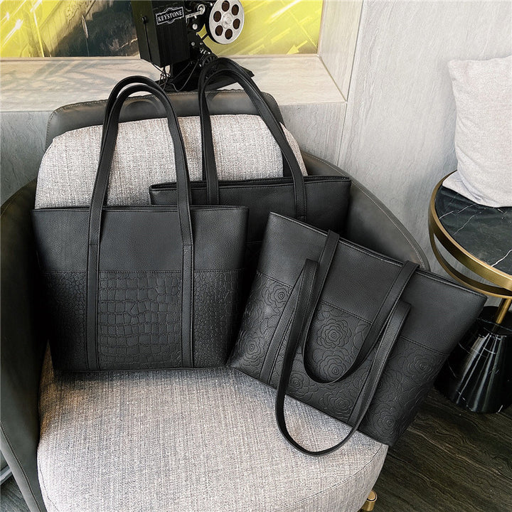 Elegant Textured Tote Bag