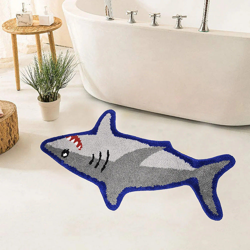 Fish Shop Shaped Decorative Bath Mat