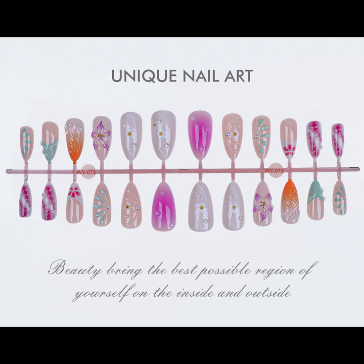 Decorative Press-On Nail Art Collection Stornfield