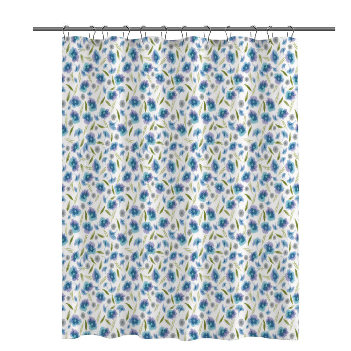 Artistic Floral Print Shower Curtain Stornfield