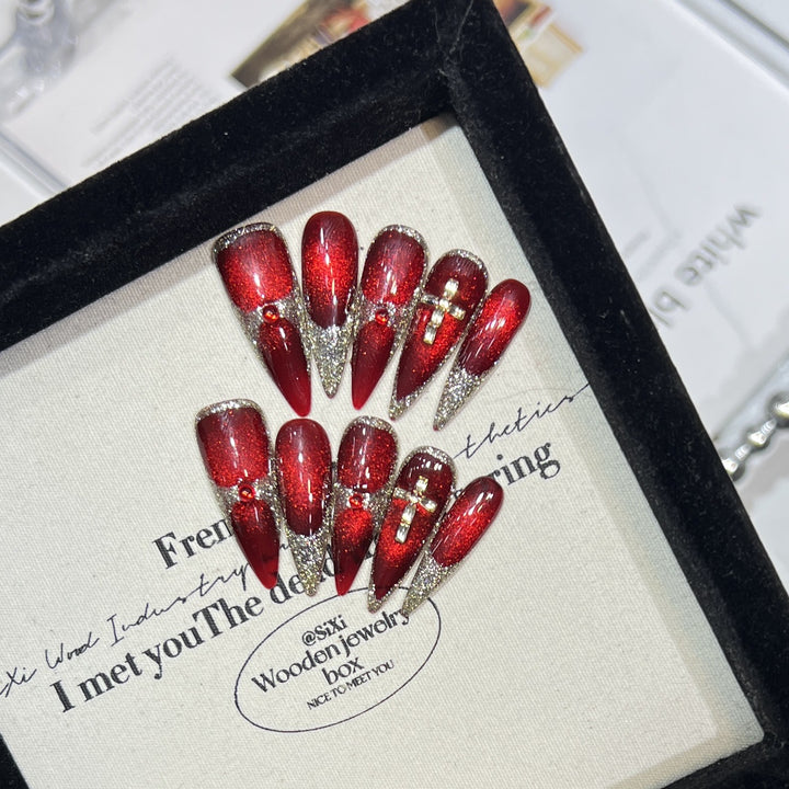 Glamorous Stiletto Press-On Nail Set