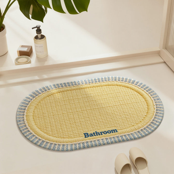 Cozy Textured Bathroom Rug