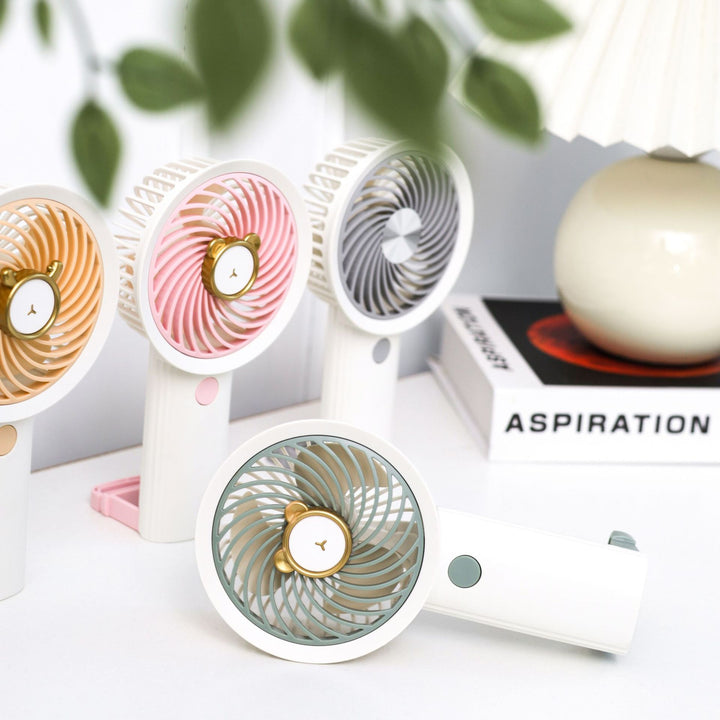 Ladies Portable Hand Fan with Creative Cooling and Aroma Diffuser Stornfield