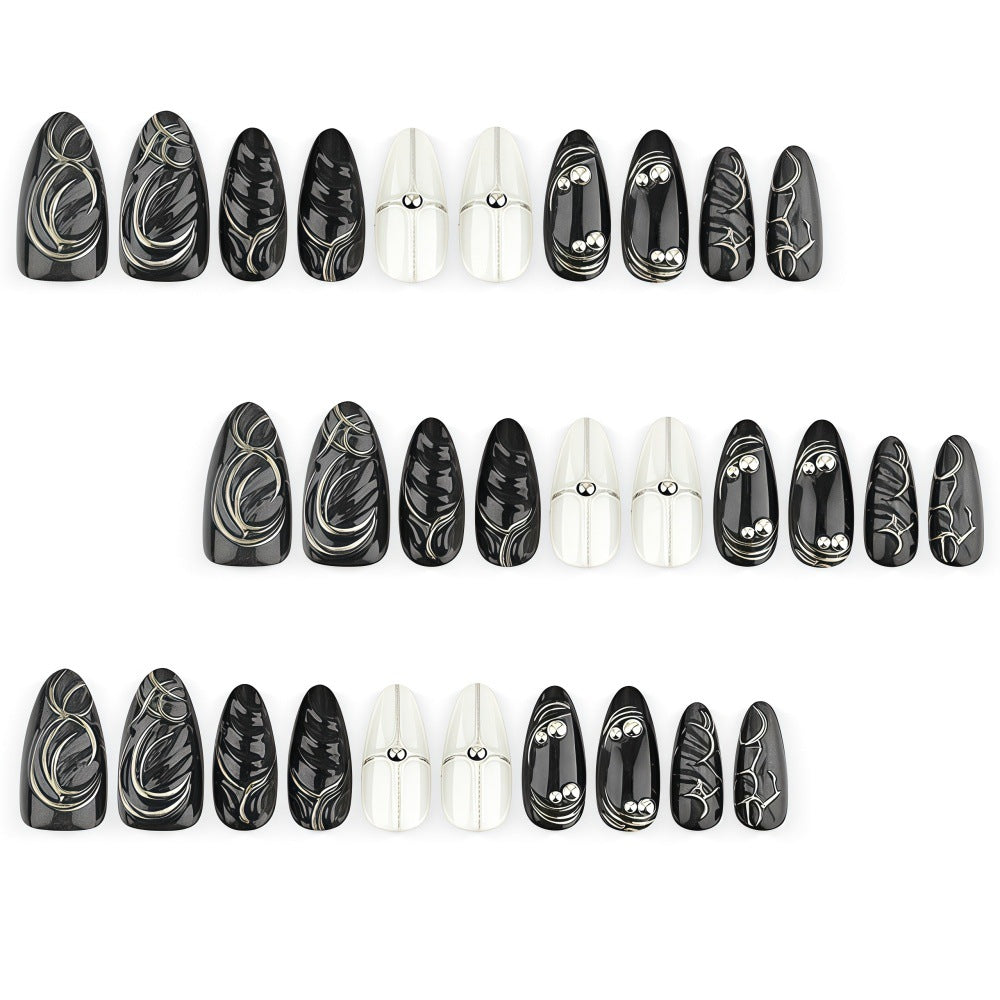 Artificial nails with futuristic design Stornfield