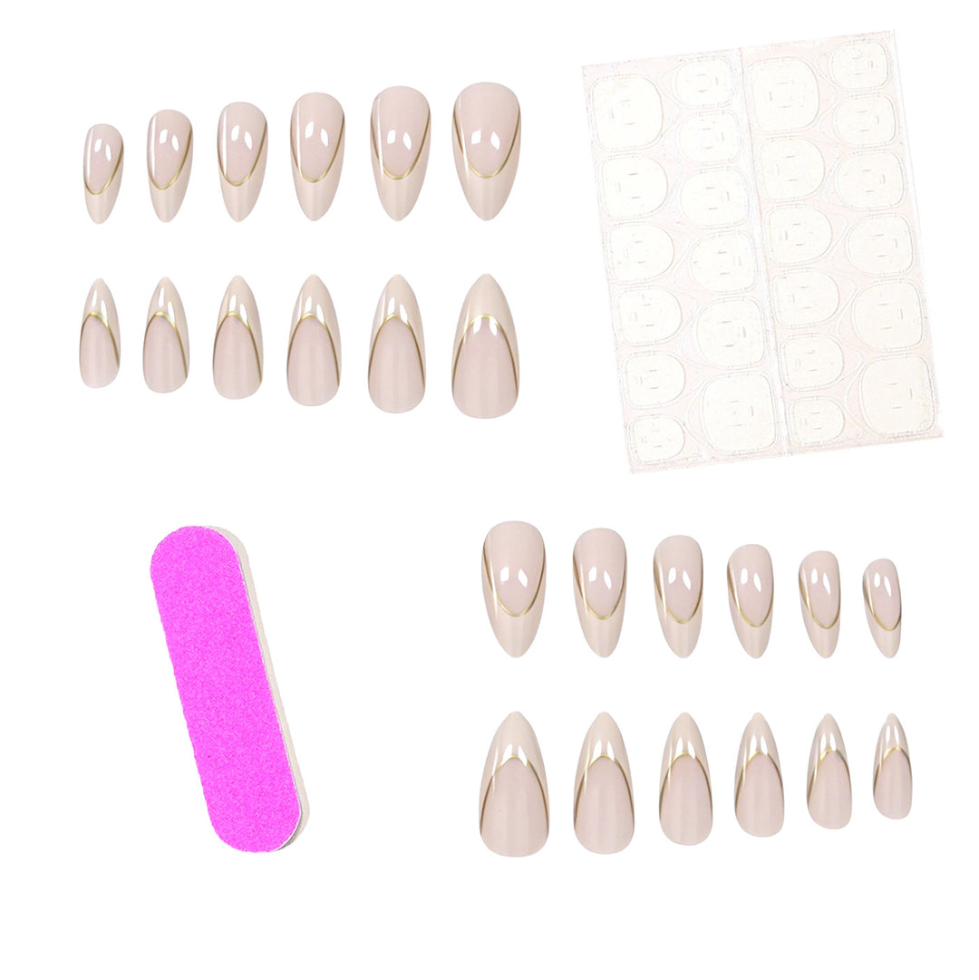 Elegant French Tip Nail Enhancements Stornfield 1789915352