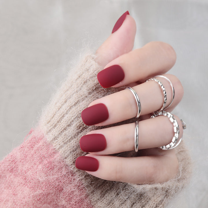 Matte Press-On Nail Set Stornfield