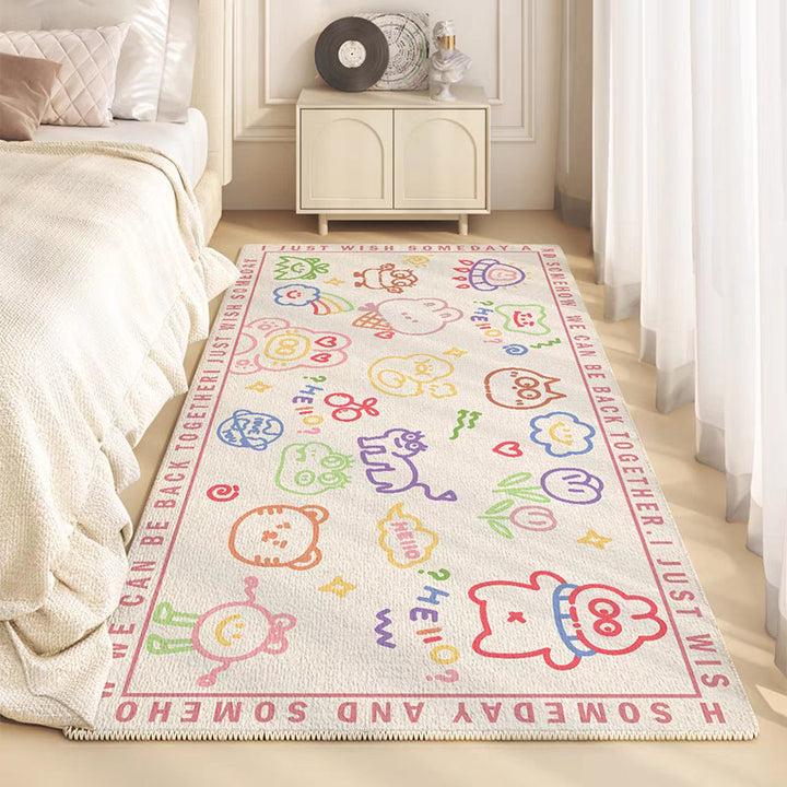 Whimsical Cartoon-Themed Area Rug