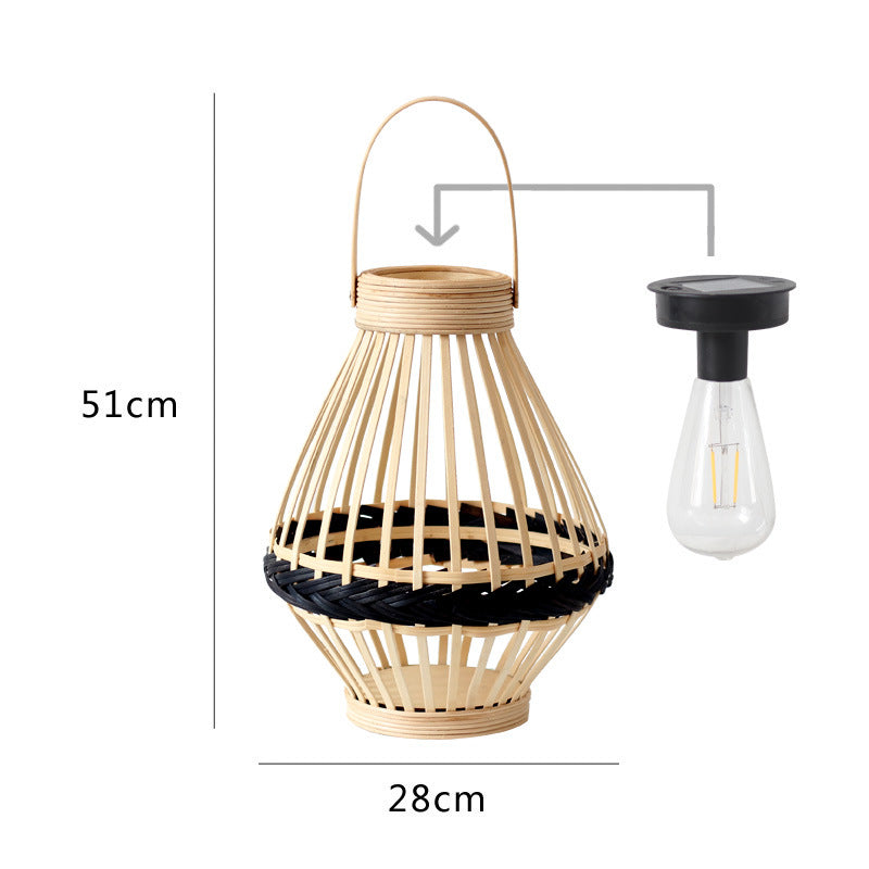 Decorative Rattan Lantern Stornfield