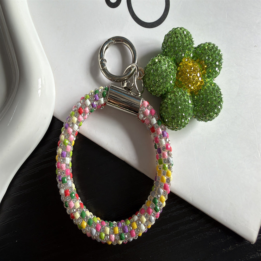 Cherry Themed Rhinestone Keychain Stornfield
