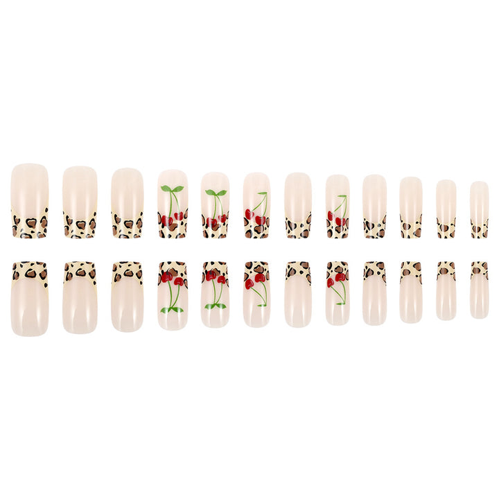 Artistic Leopard Print Press-On Nails Stornfield