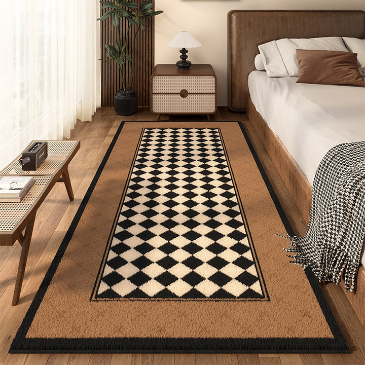 Floral Print Runner Rug