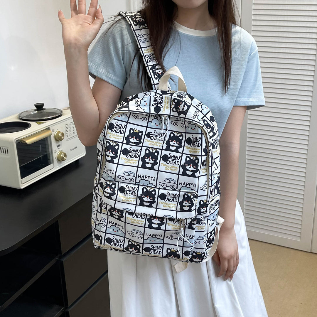 Cartoon Patterned Backpack Stornfield