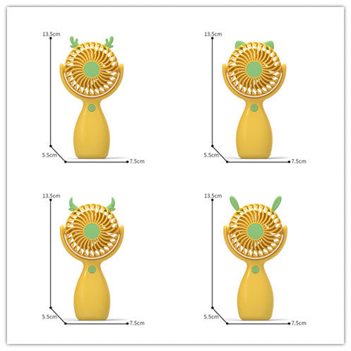 Unisex Portable Handheld Fan with Flexible Design Stornfield