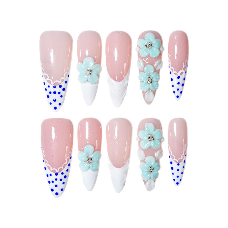 Floral Accent Nail Art Extensions Stornfield