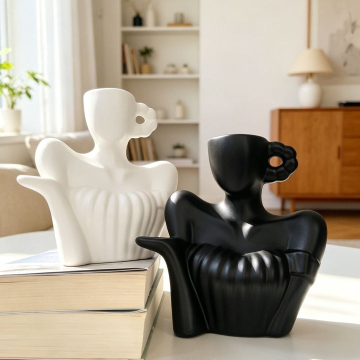 Decorative Lady Figure Watering Can Stornfeild