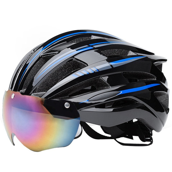 Road bike helmet with visor-friendly design and excellent ventilation Stornfield