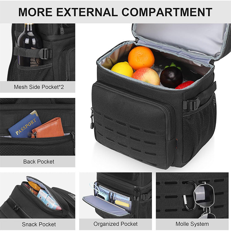 Multifunctional outdoor backpack with insulated drink holder Stornfield