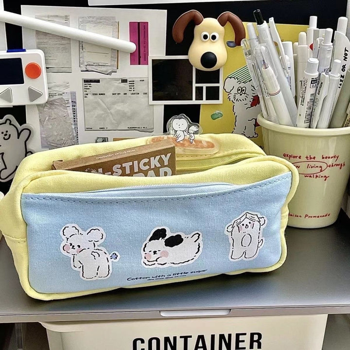 Cute Cartoon Animal-Themed Pencil Case