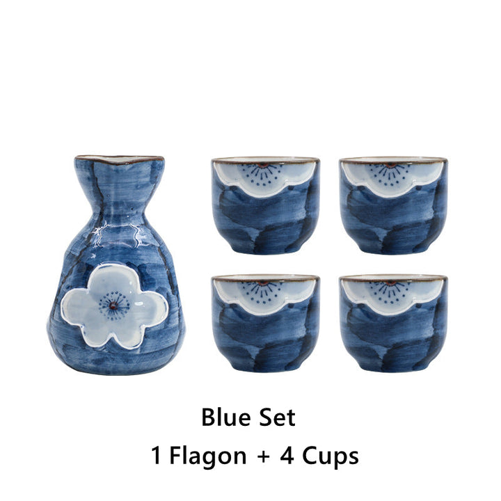Japanese Sakura Handcrafted Ceramic Sake Sets | Stornfield