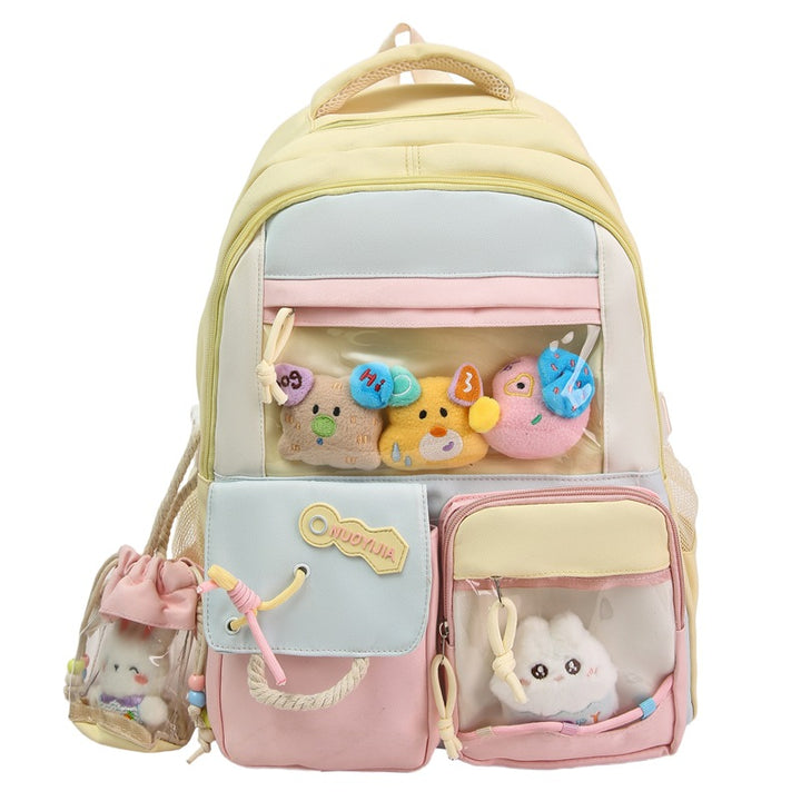 Cute Animal-Themed Multi-Pocket School Backpack Stornfield