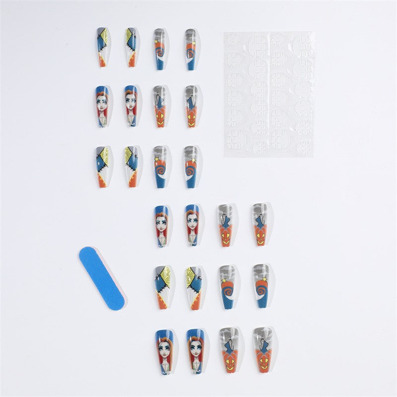 Creative Halloween-themed artificial nails Stornfield