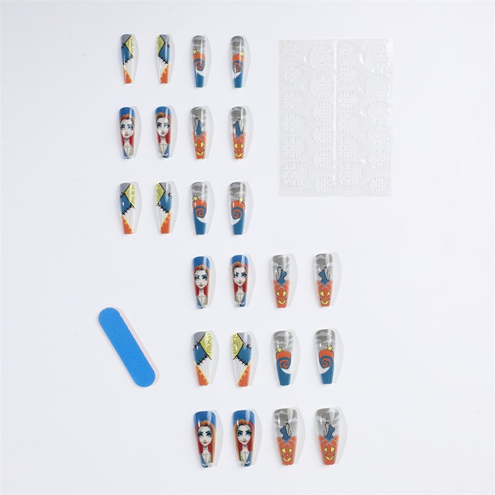 Creative Halloween-themed artificial nails Stornfield
