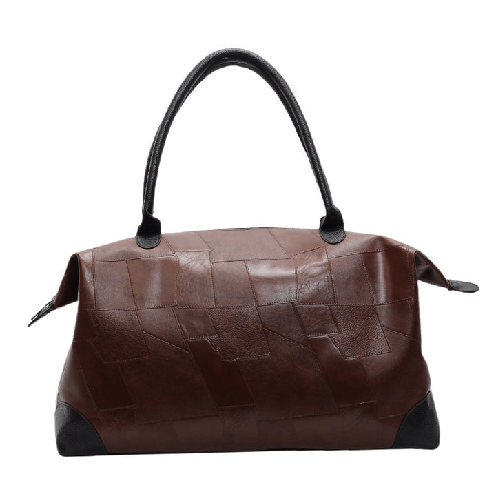 Luxurious Leather Travel Duffle Bag