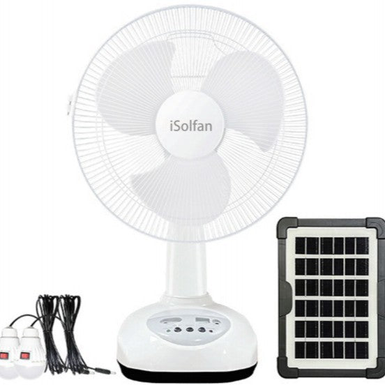 Ladies Solar-Powered Table Fan Stornfield