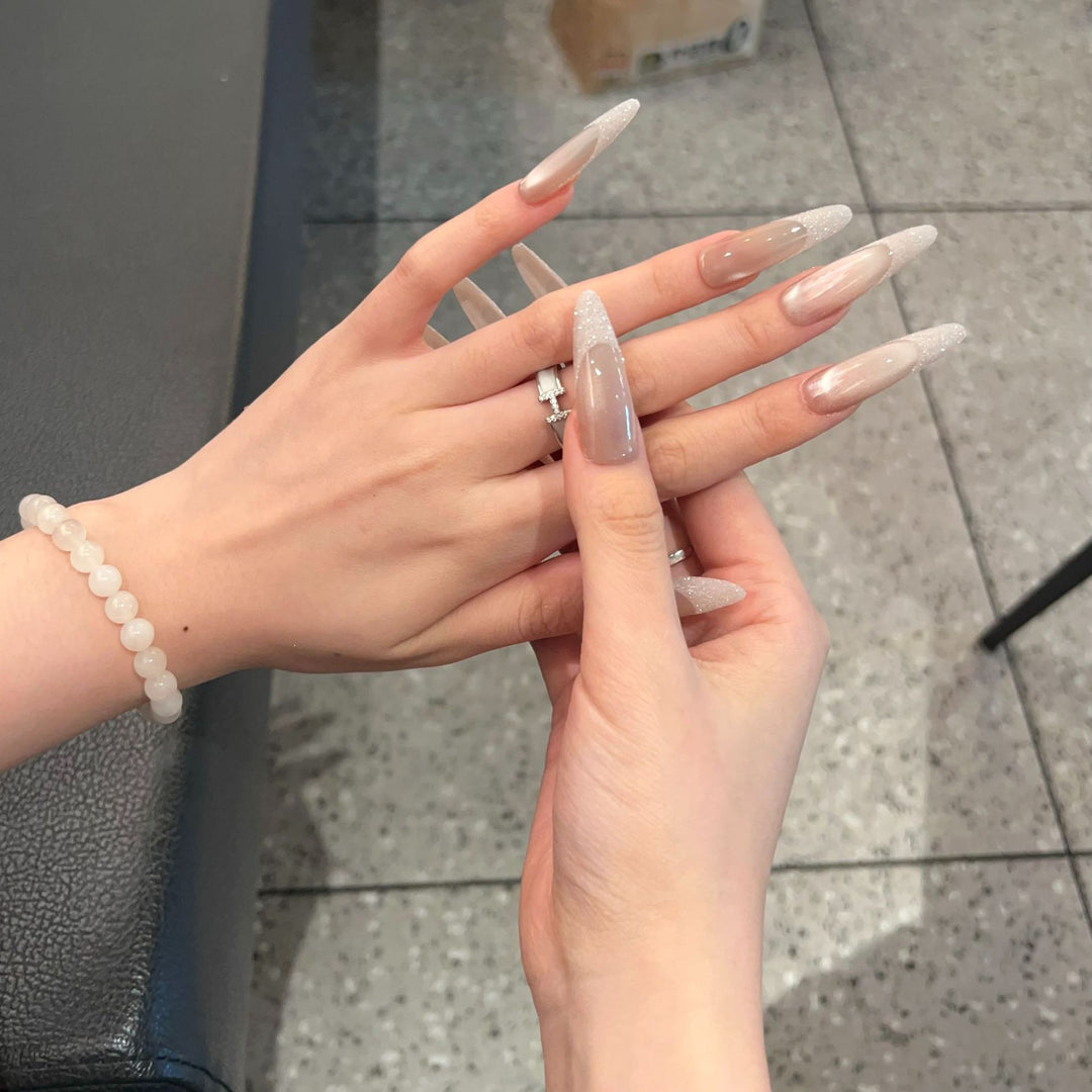 Glossy Press-On Nails Set Stornfield