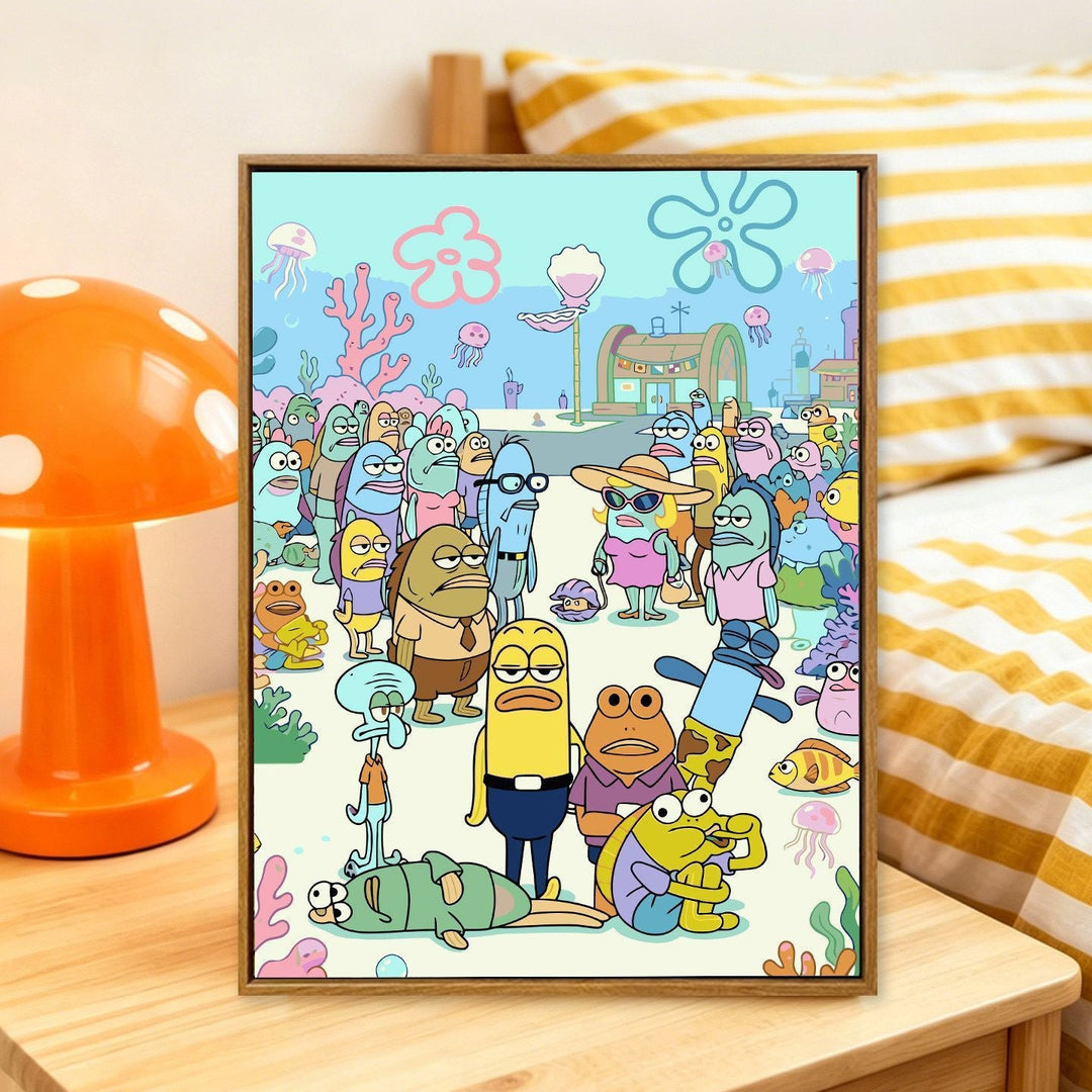 Cartoon Themed Art Print Stornfield