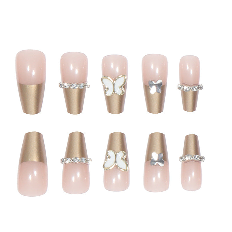 Artistic Press-On Nail Art Set Stornfield