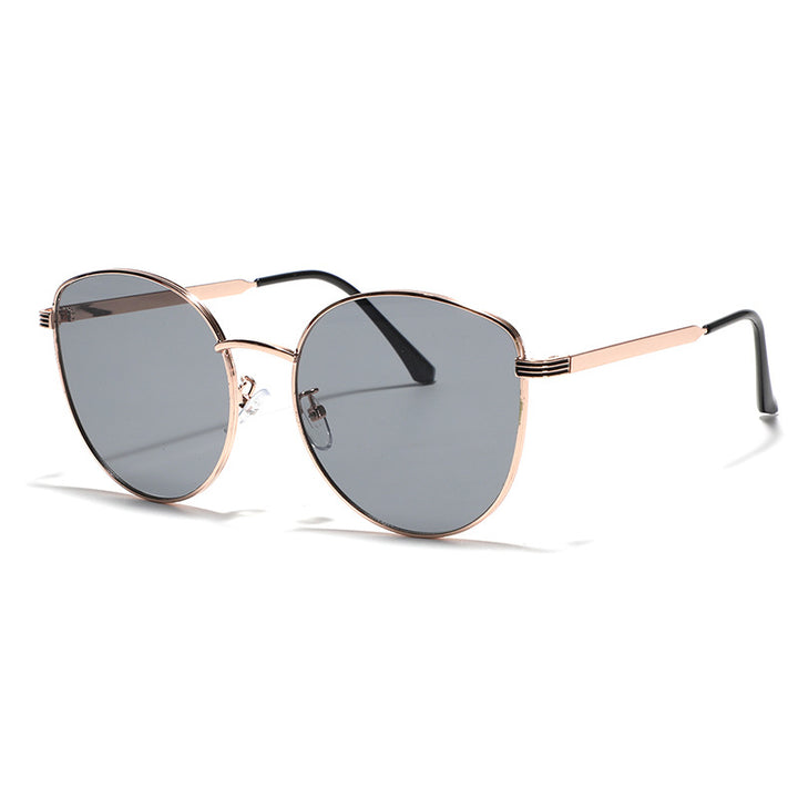 Women's geometric sunglasses with narrow metal frame Stornfield