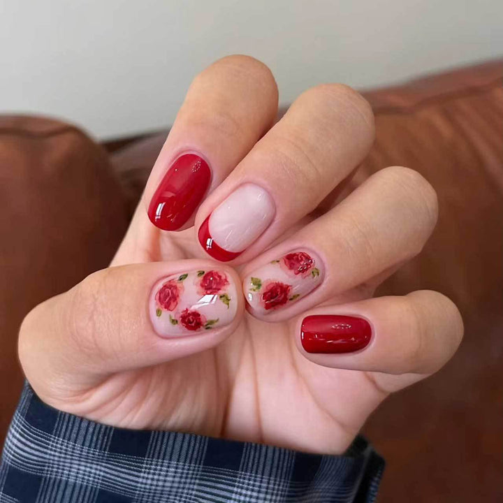 Artistic Floral Gel Nail Art Kit