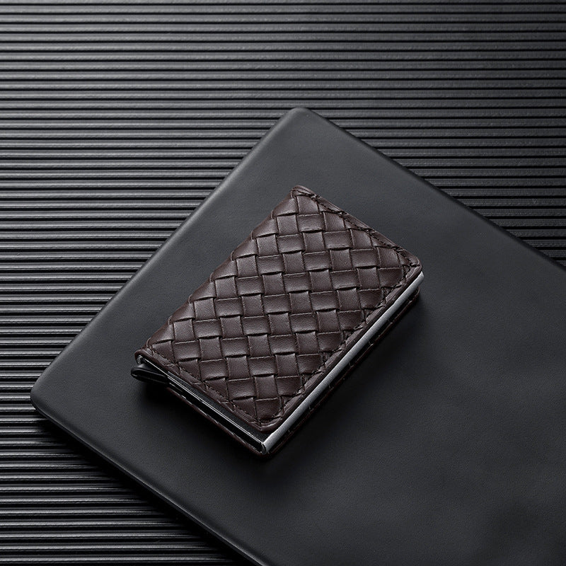Premium Leather Business Card Holder Stornfield