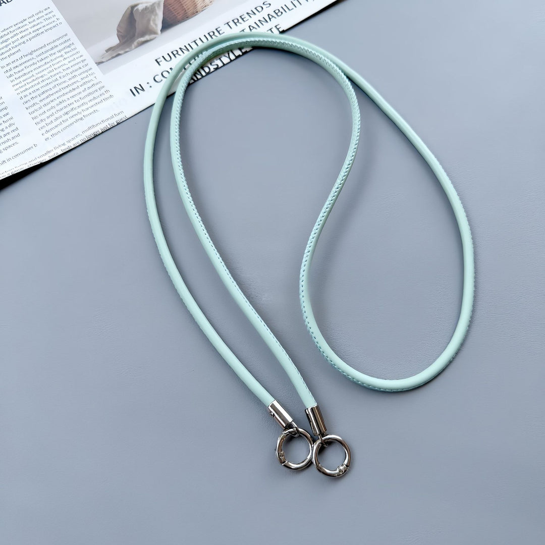 Premium Double-Ring Leather Lanyard Stornfield