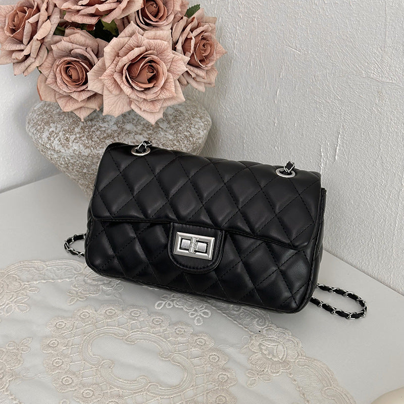 Quilted Chain Strap Evening Clutch Bag