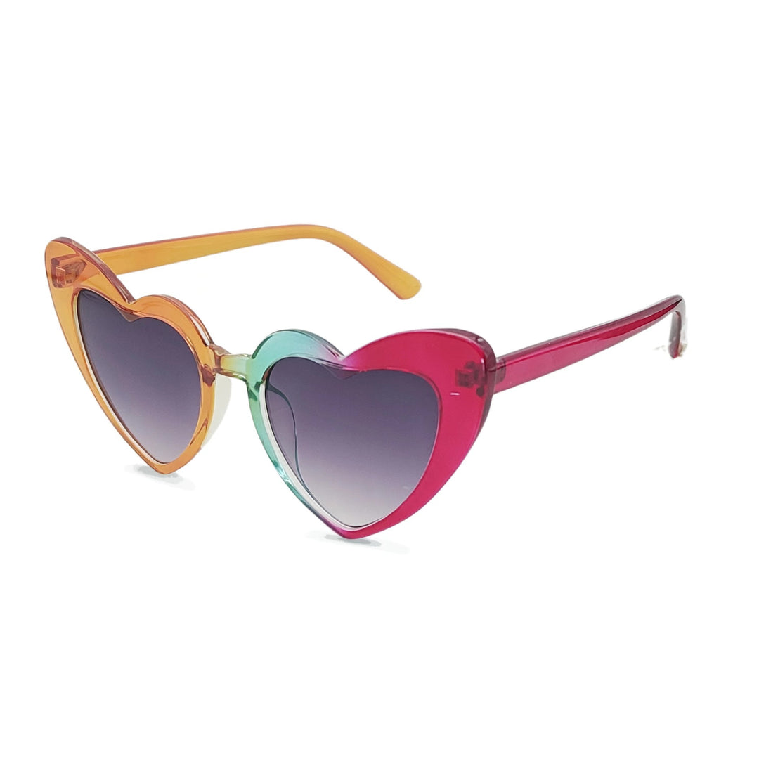 Women's Heart-Shaped Sunglasses with UV Protection and High-Quality Film Processing Stornfield
