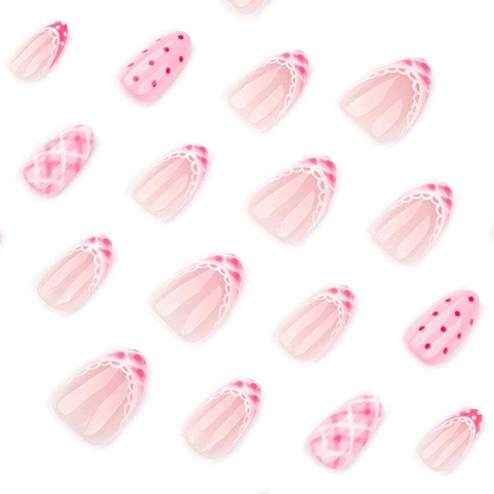 Artistic nail extensions with elegant patterns Stornfield