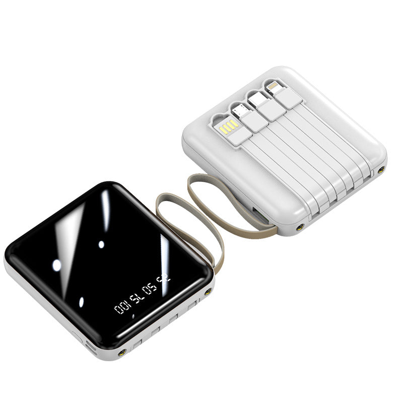 Multifunctional power bank with integrated charging cable Stornfield