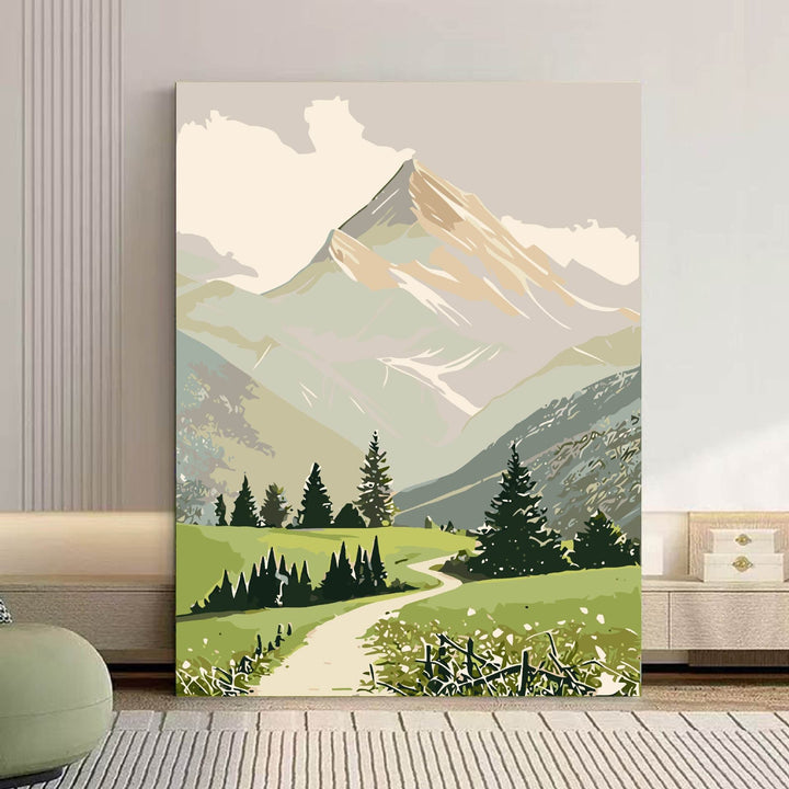 Scenic Mountain Landscape Canvas Art Stornfield 1785768018