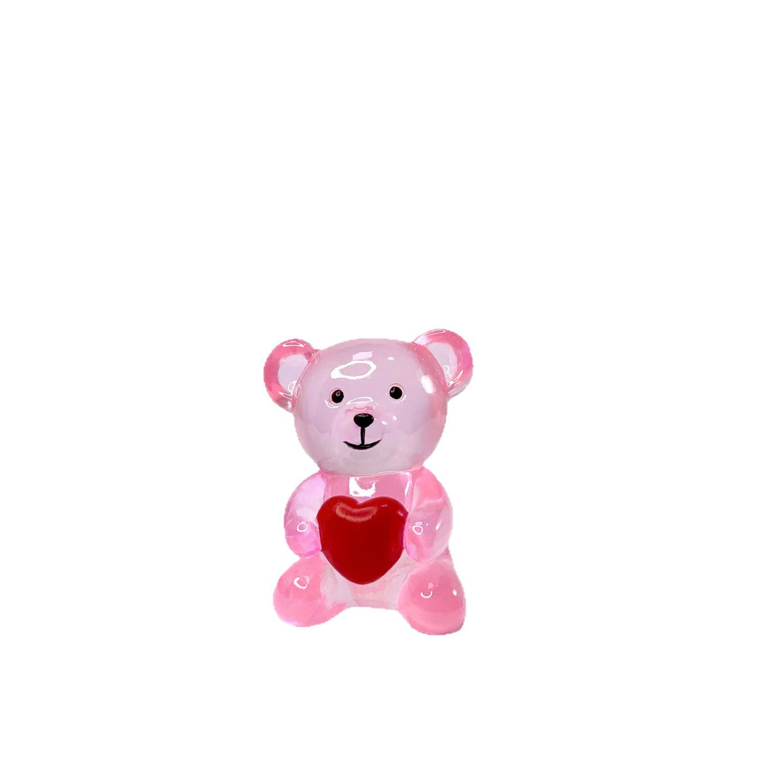 Decorative bear figure with heart Stornfield